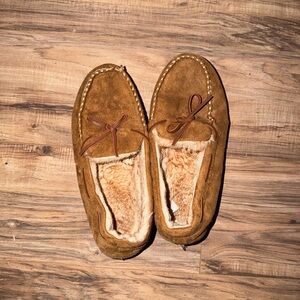 Brown Moccasin Slippers